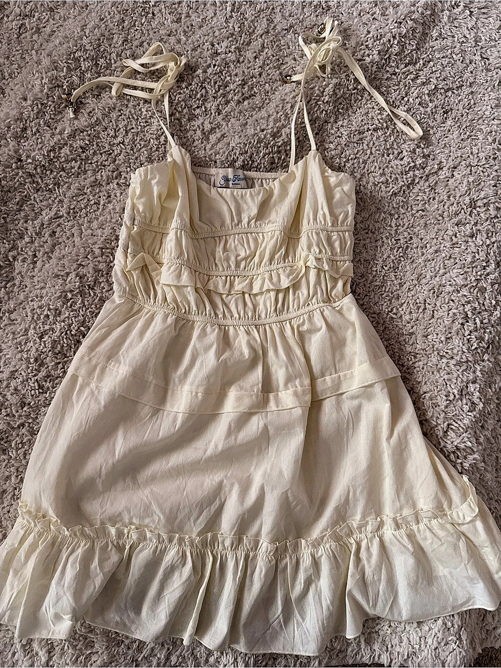 Pacsun cream dress new without tags